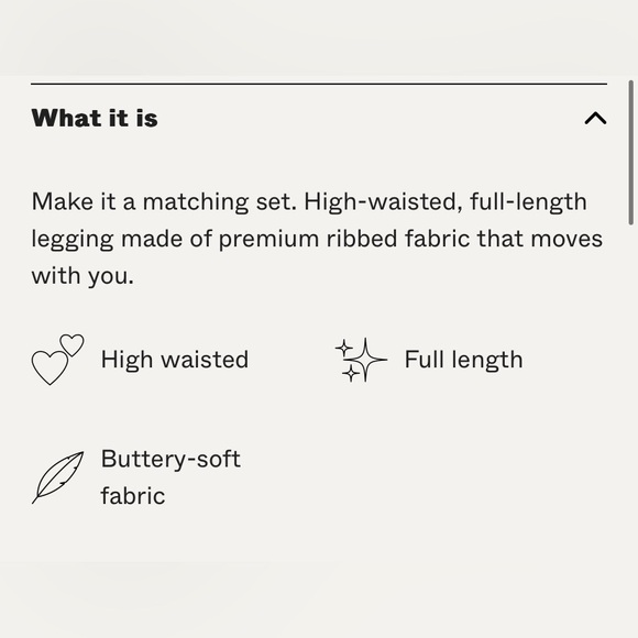 BNWT Ribbed high waisted leggings from sustainable brand Pepper - Picture 7 of 7